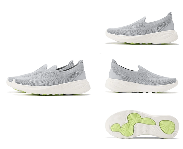 Li Ning Womens Soft Go 2 Knit Slip On Walking Shoes Lightweight Breathable Sneakers