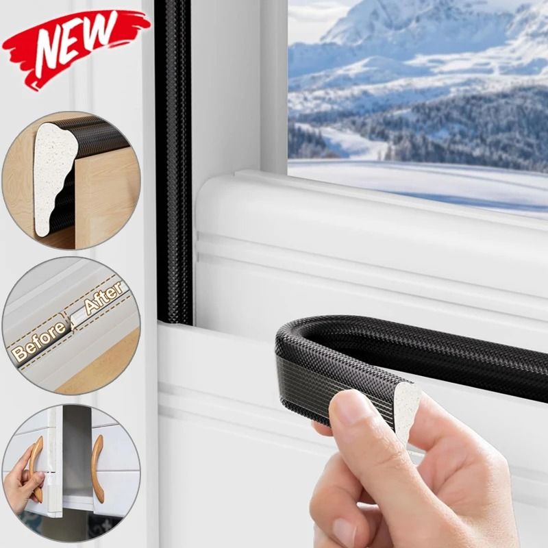 Acoustic Insulation Foam Window Seal Strip Windproof Soundproof