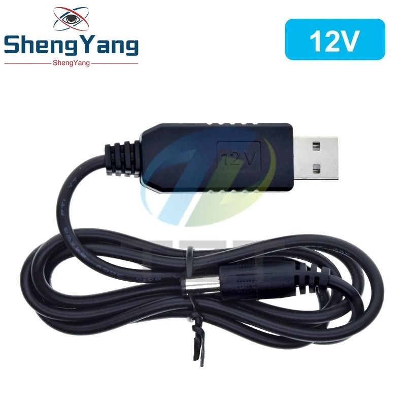 USB Step Up Converter Cable 5V to 9V 12V Power Boost Adapter