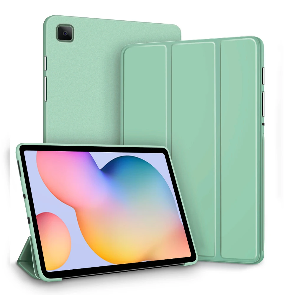 Slim PU Leather Case Fit Samsung Galaxy Tablet with Smart Auto Sleep Wake Function & Adjustable Stand Cover