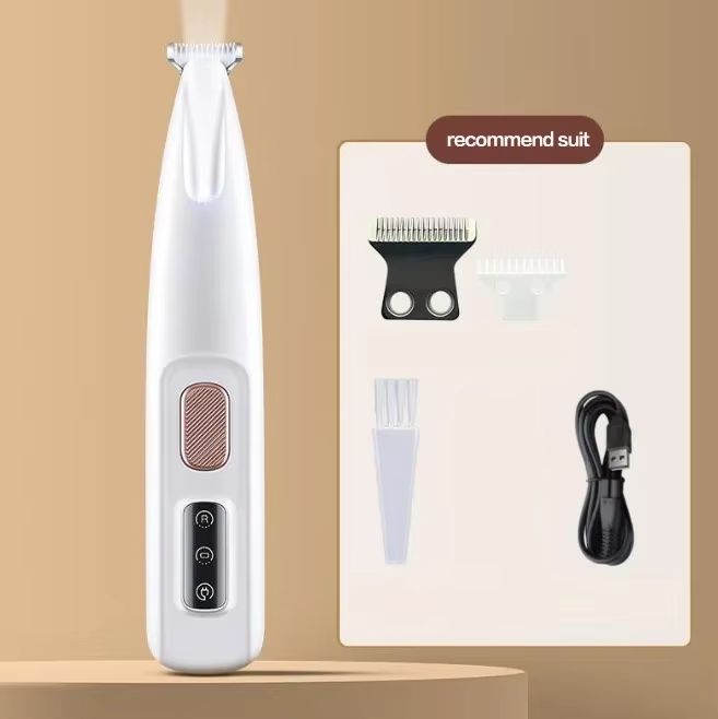 PetPro 18 mm LED Waterproof Paw Trimmer – Dog & Cat Grooming Clipper