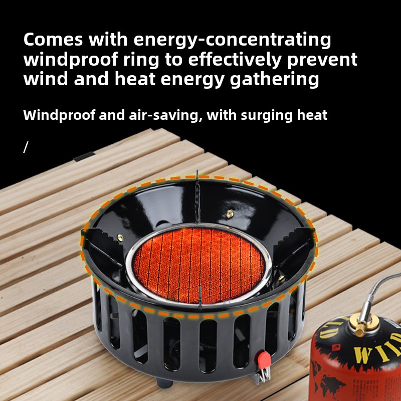 Energy-Efficient Camping Butane Stove, Portable Propane Burner for Outdoor Adventures