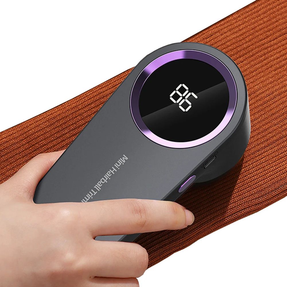 Electric Fabric Shaver Lint Remover with Digital Display