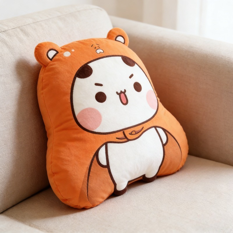 Cute Panda Plush Pillow Soft Bubu Dudu Bear Throw Cushion for Kids & Adults