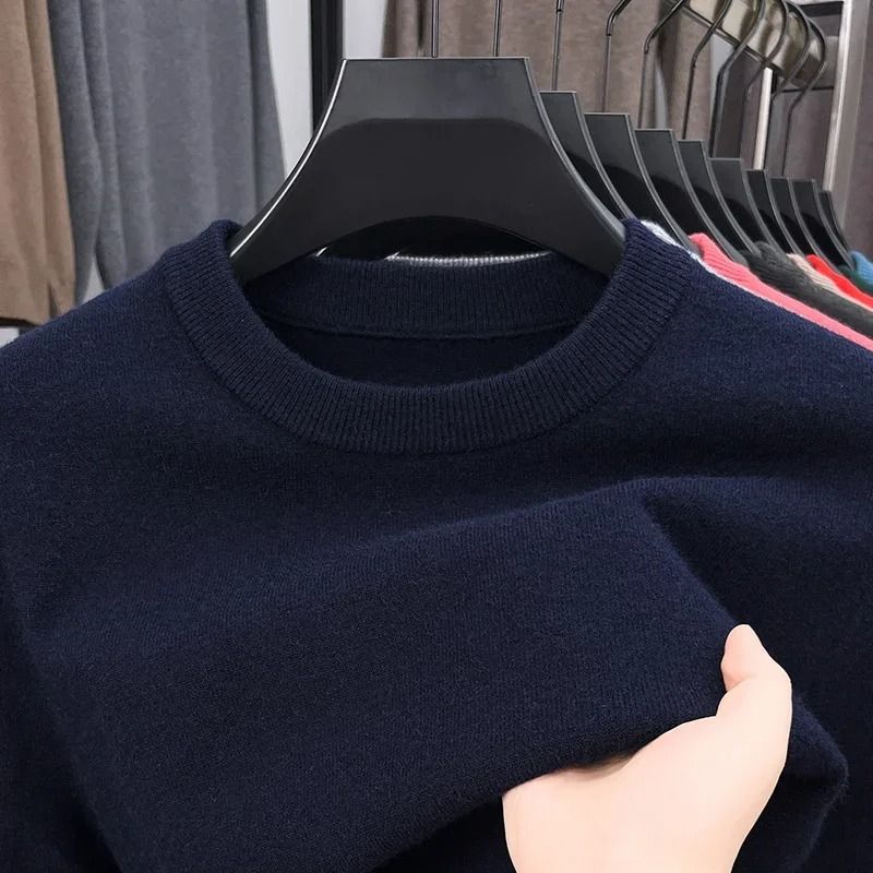 Mens Diamond Pattern Knit Sweater