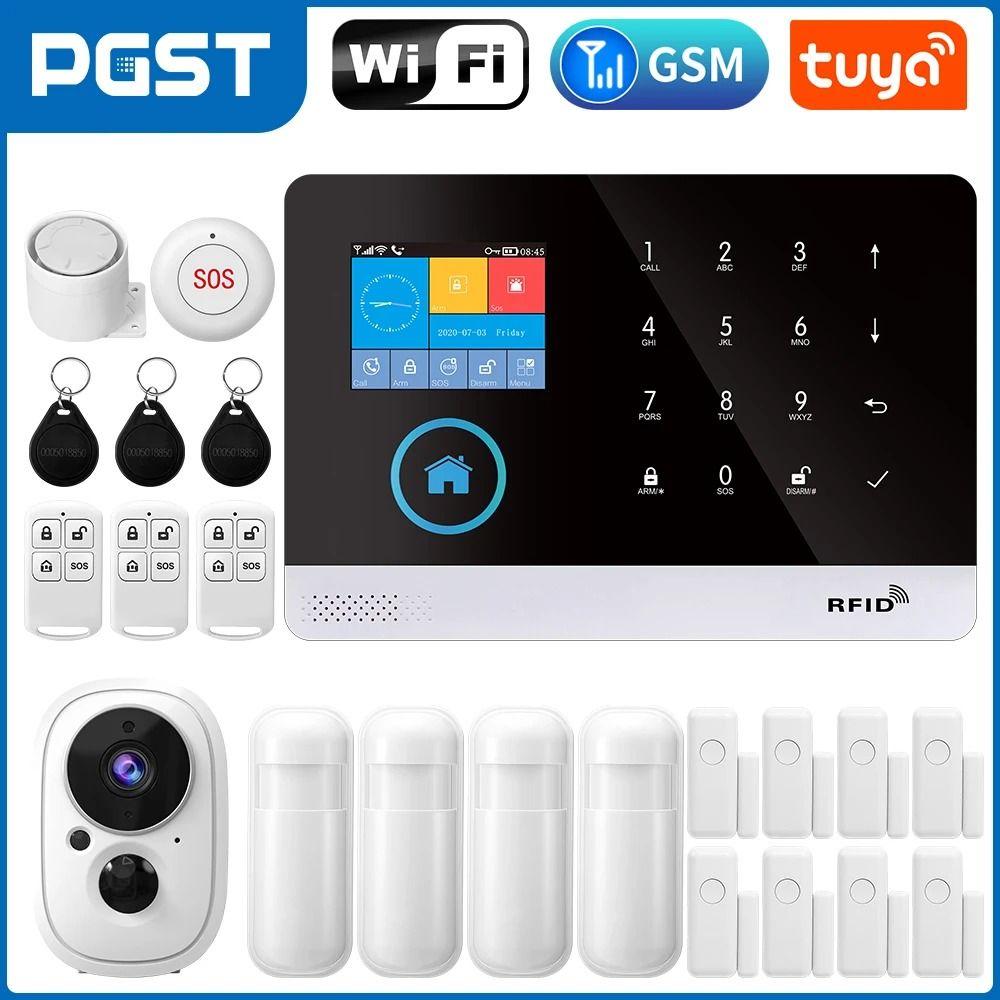 PGST 103 4G WiFi GSM Home Security Alarm System