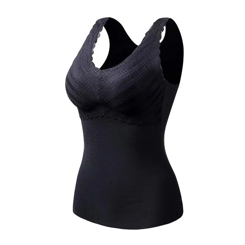 Womens Velvet Thermal Tank Top for Winter Warmth and Slim Fit Comfort