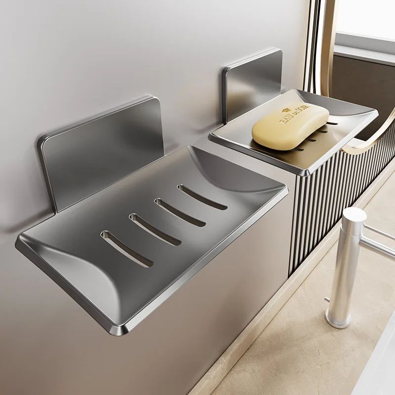 Wall Mounted Aluminum Bathroom Soap Dish