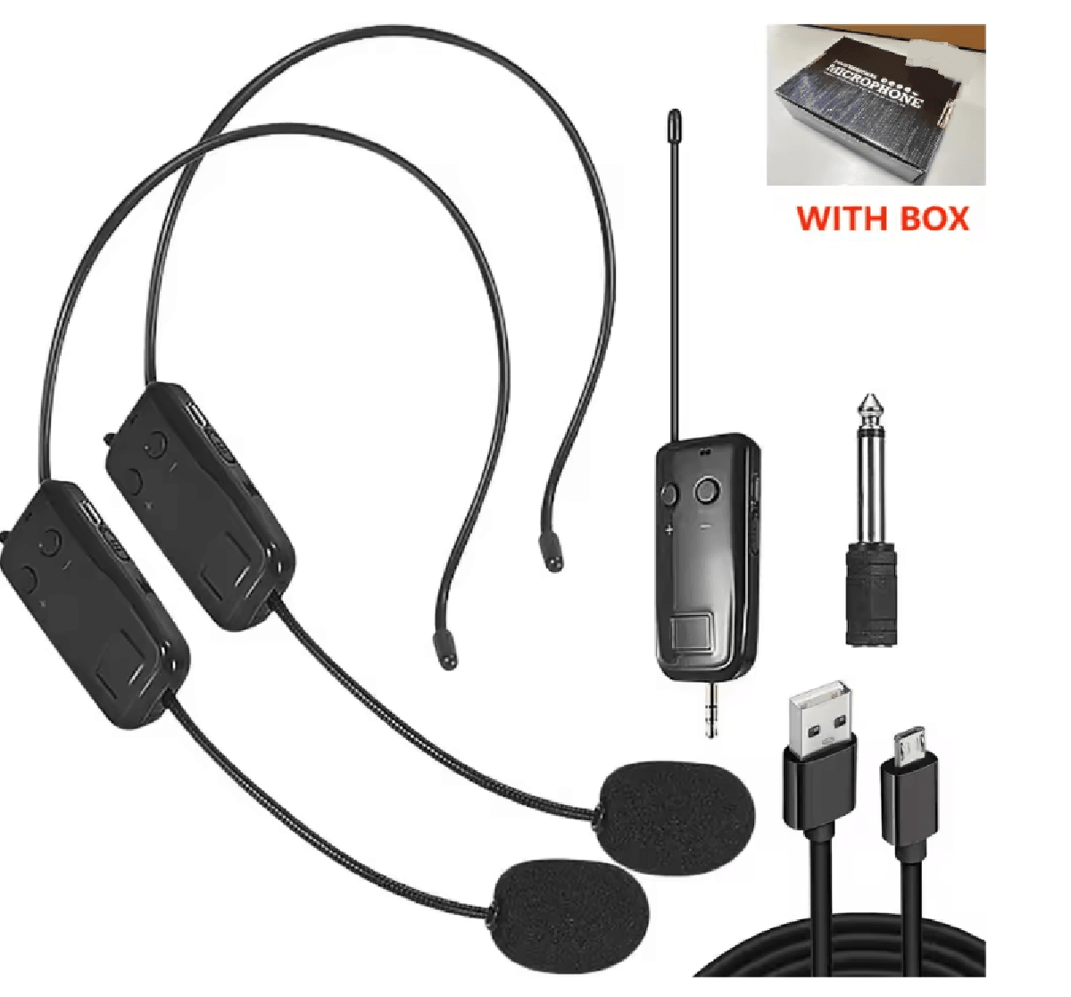 ClearVoice 2.4G Wireless Headset Microphone Set