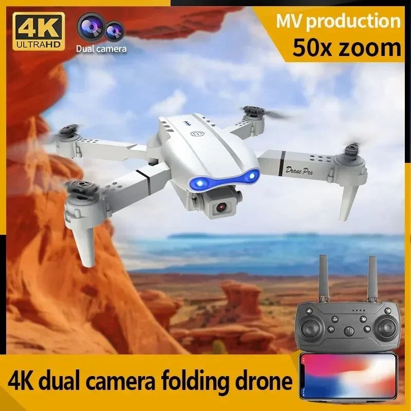 E99Pro 4K WiFi FPV Foldable RC Drone with HD Camera