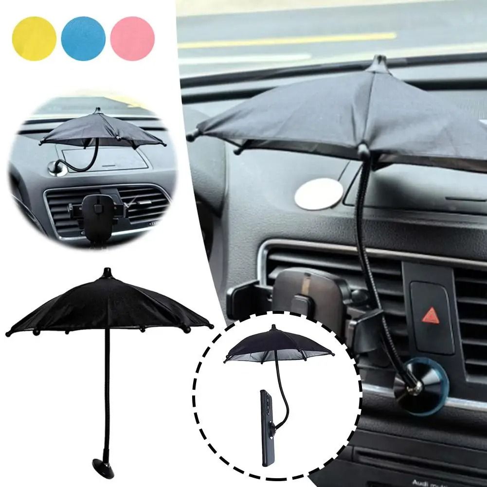 Magnetic Phone Umbrella Anti-Glare Sun Shade with 360 Rotation for iPhone 17 16 15 14 Pro Max and Android Devices