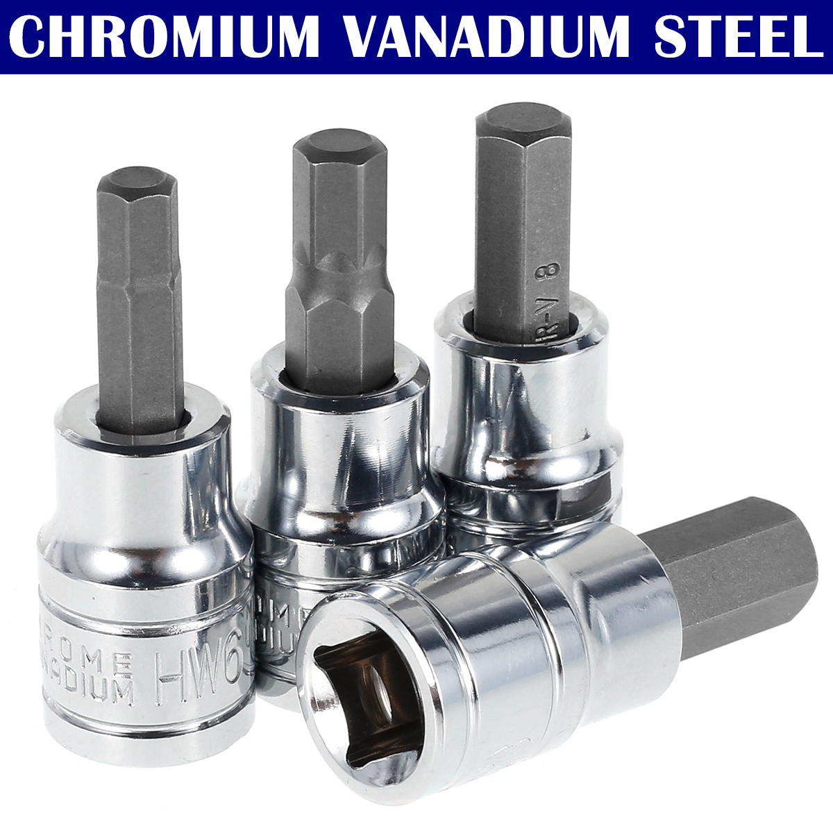 Socket Set, Sturdy Allen Key Sockets, Professional 3/8inch Drive Drill, Durable Impact Socket Set, Metric Tools Kit