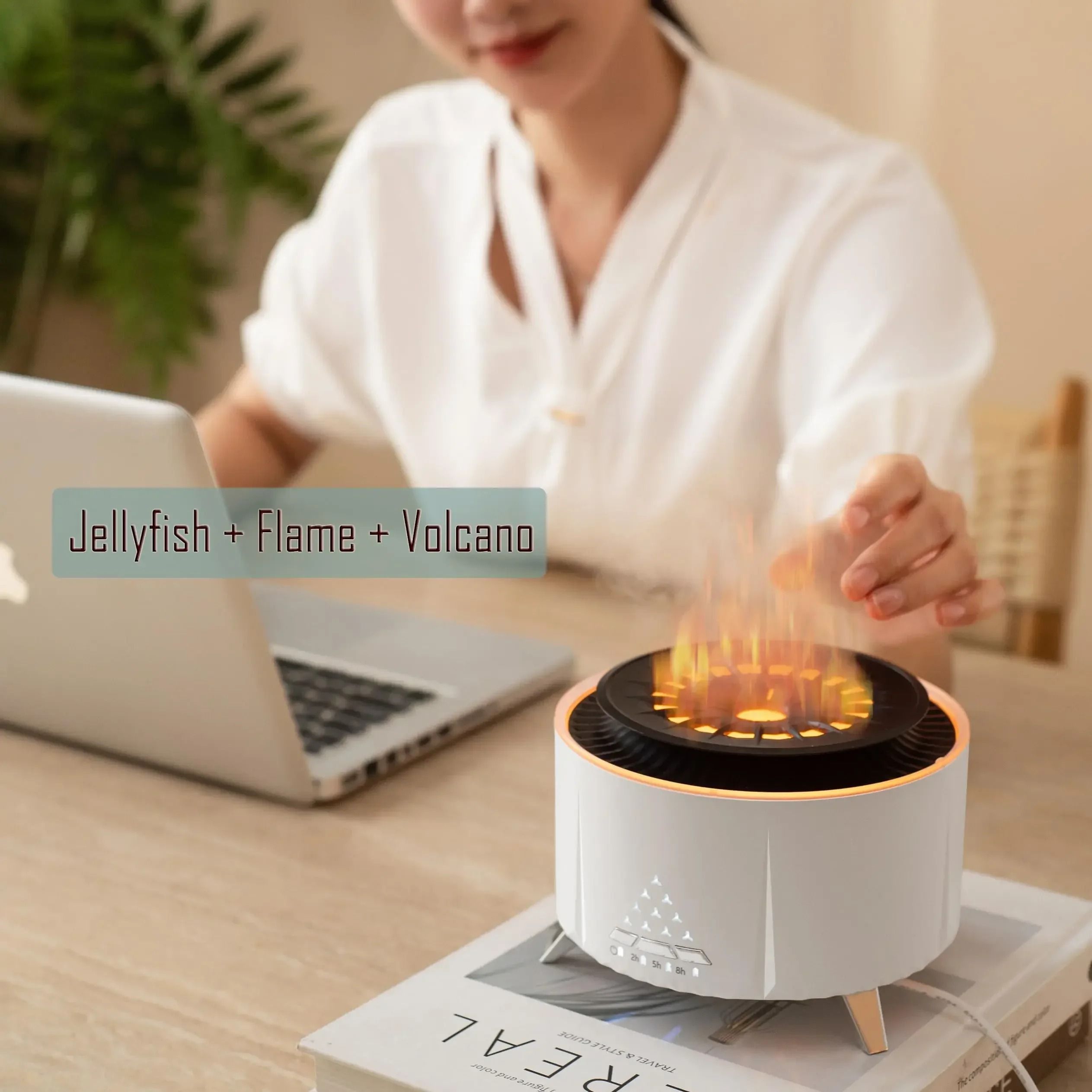 Jellyfish 350ml Aromatherapy Diffuser with Cool Mist for Large Spaces