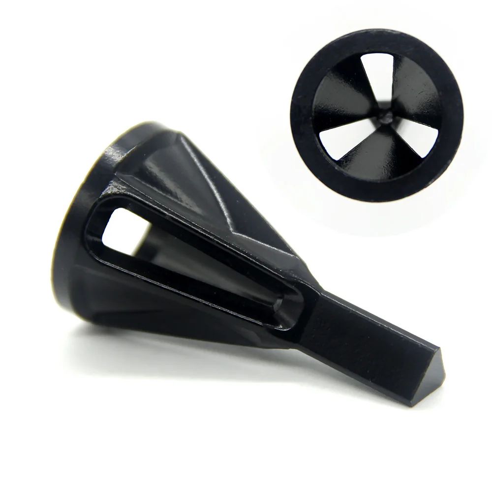6-Flute External Deburring Chamfer Tool Drill Bit – Hex/Triangle Shank Metal Trimming & Screw Burr Remover