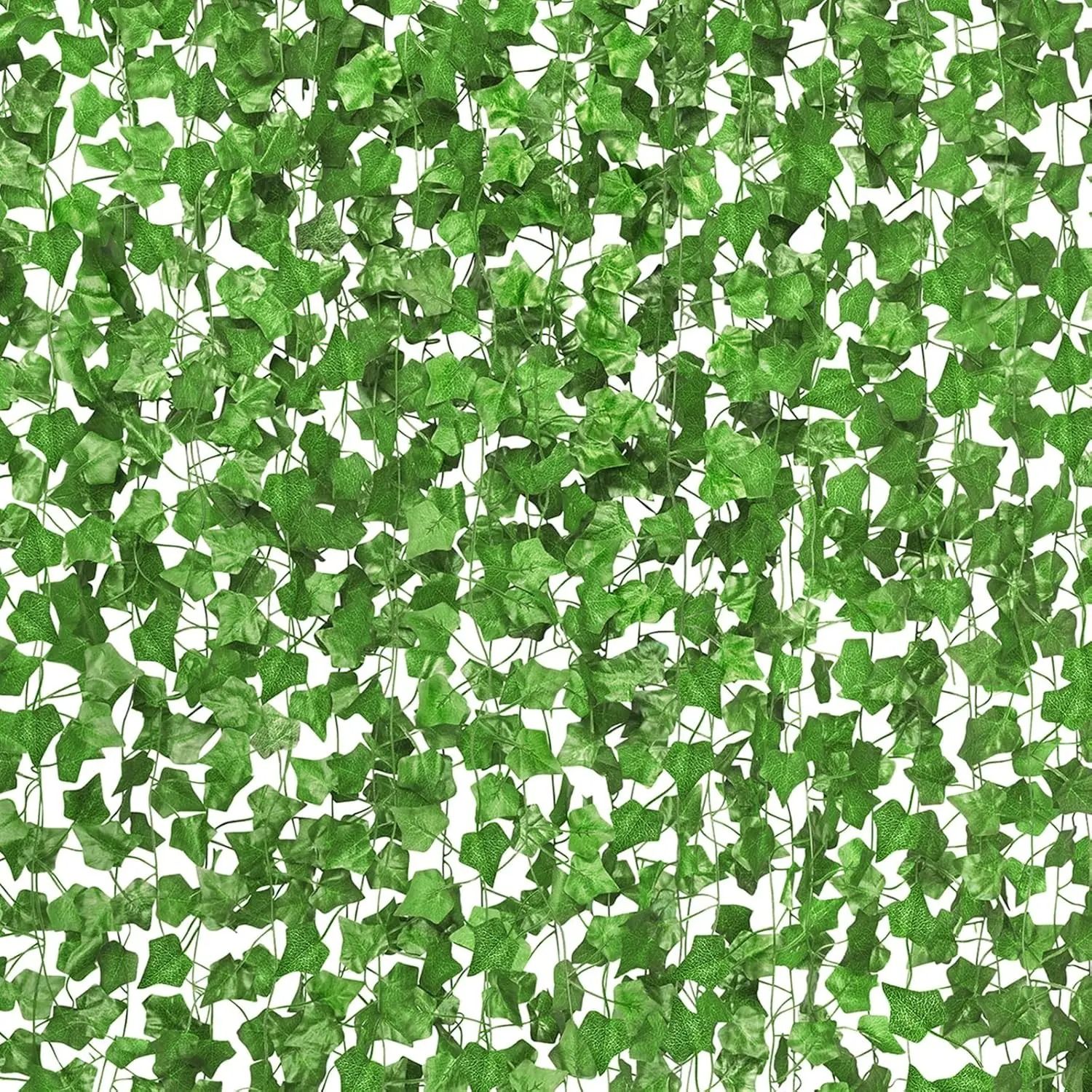 Artificial Ivy Leaf Garland Silk Hanging Vine Decor for Home and Events
