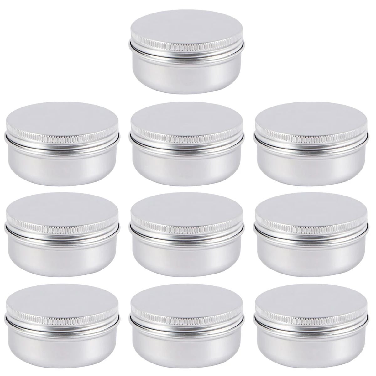 Refillable Aluminum Tin Container Set