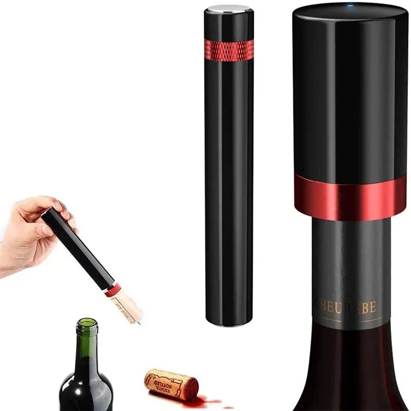 Portable Wine Opener with Air Pressure Pump – Easy Wine Cork Removal Tool for Home, Restaurant & Parties