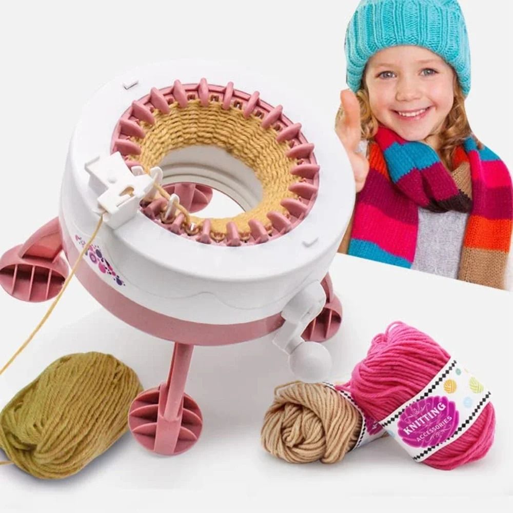 Rotary Knitting Board Kit with 22 Stitch Rotary Loom