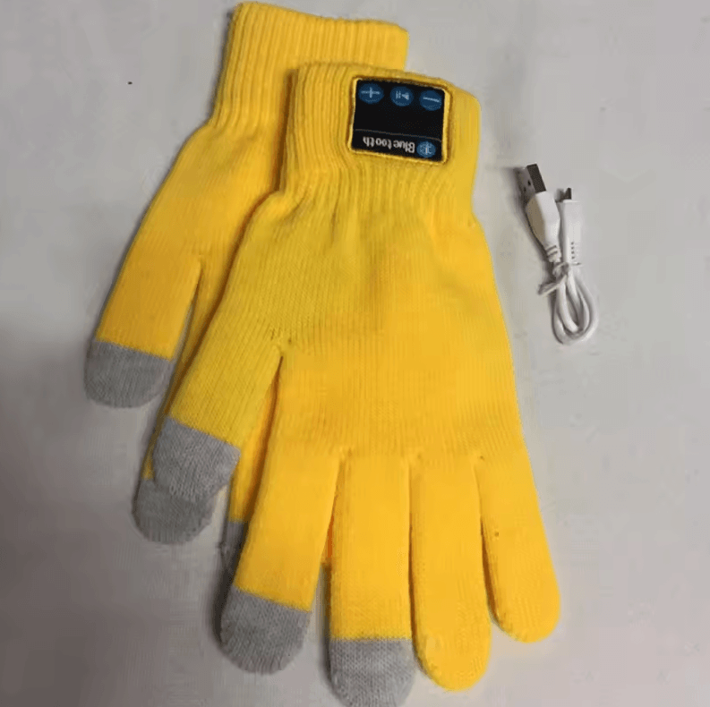 Bluetooth Speaker Winter Gloves | Touchscreen Wireless Gloves with Built-in Speakers & Call Function
