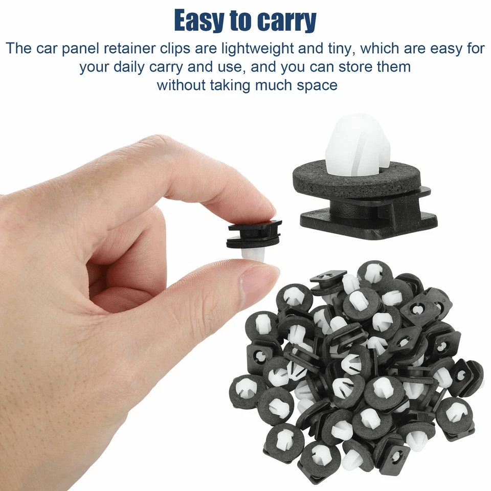 Front Windshield Molding A-Pillar Trim Clips, OEM Style Fasteners Set