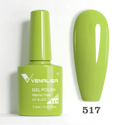 Venalisa HEMA and TPO Free Glitter Gel Nail Polish Jelly Pink Nude Collection