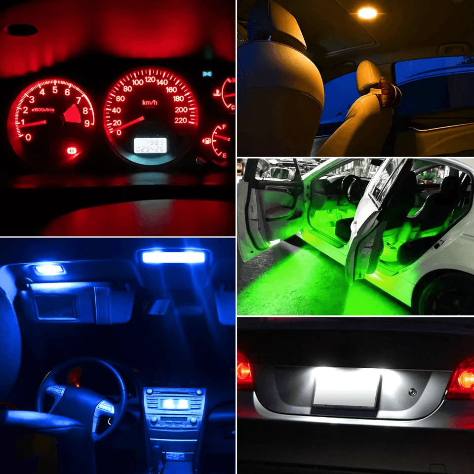 LED Speedometer Instrument Gauge Cluster Dash Light Bulbs, Super Bright, Lifespan, Plug and Play