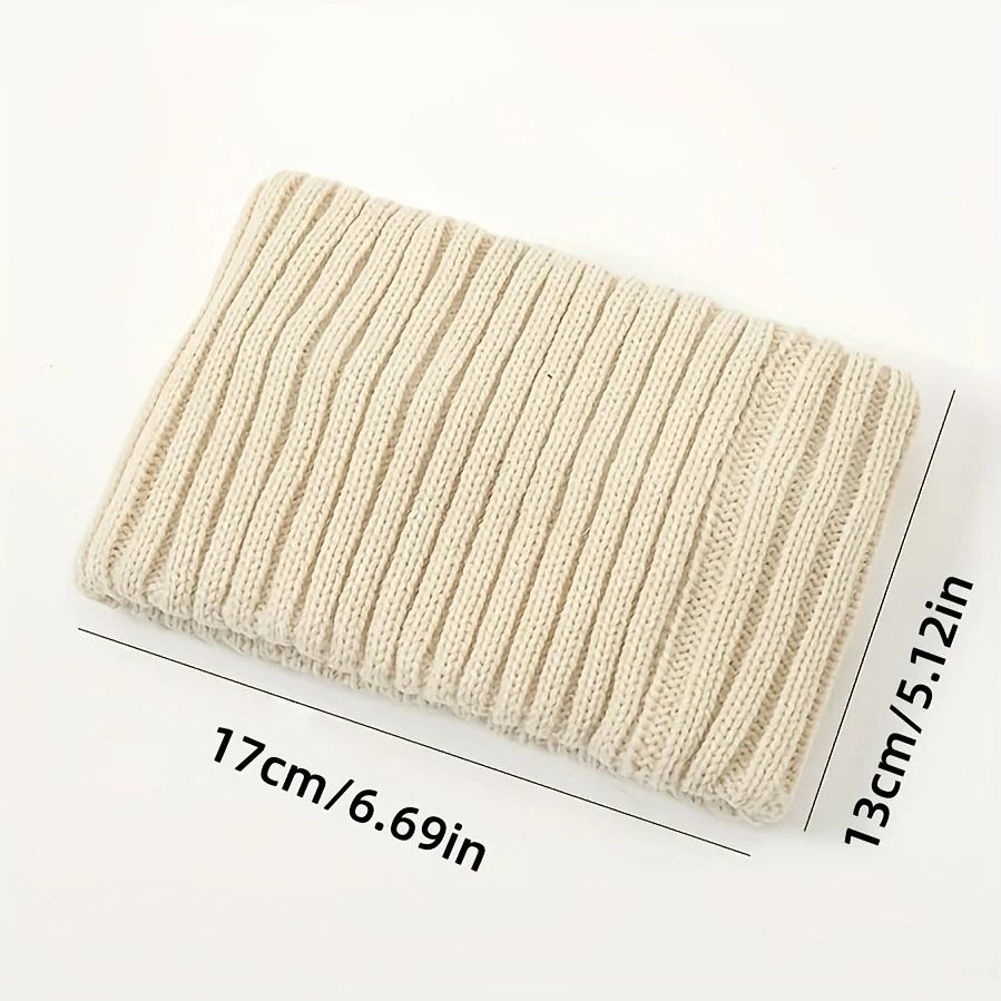Winter Neck Warmer Scarf Thick Elastic Convertible Neck Gaiter