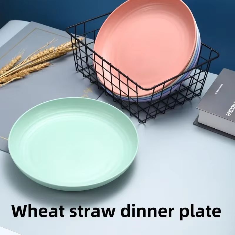 Nordic Wheat Straw Fruit and Snack Plates Set (5 PCS)