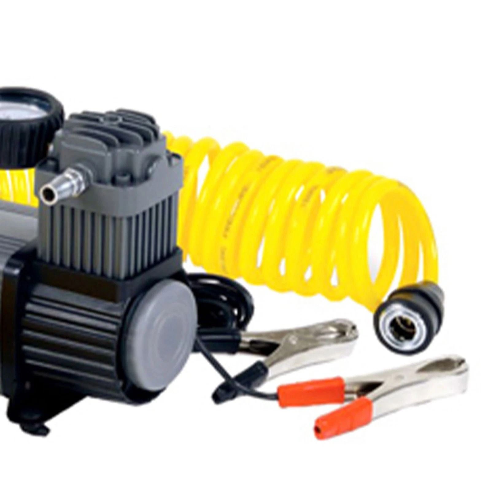 Master Mechanic Portable Tire Inflator with PSI & Carry Bag Quick & Reliable Air Pump for Tires