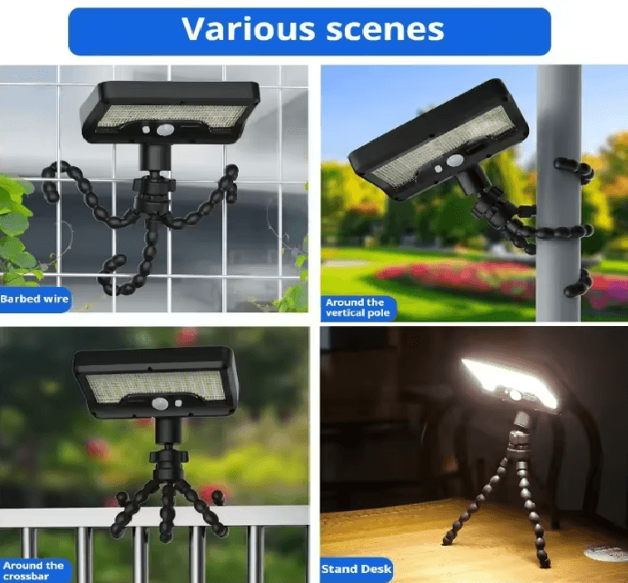 Solar Motion Tripod Security Light