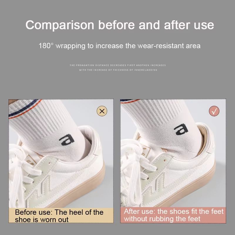 Heel Stickers and Cushion Inserts – Anti-Wear Shoe Pads with Adjustable Fit