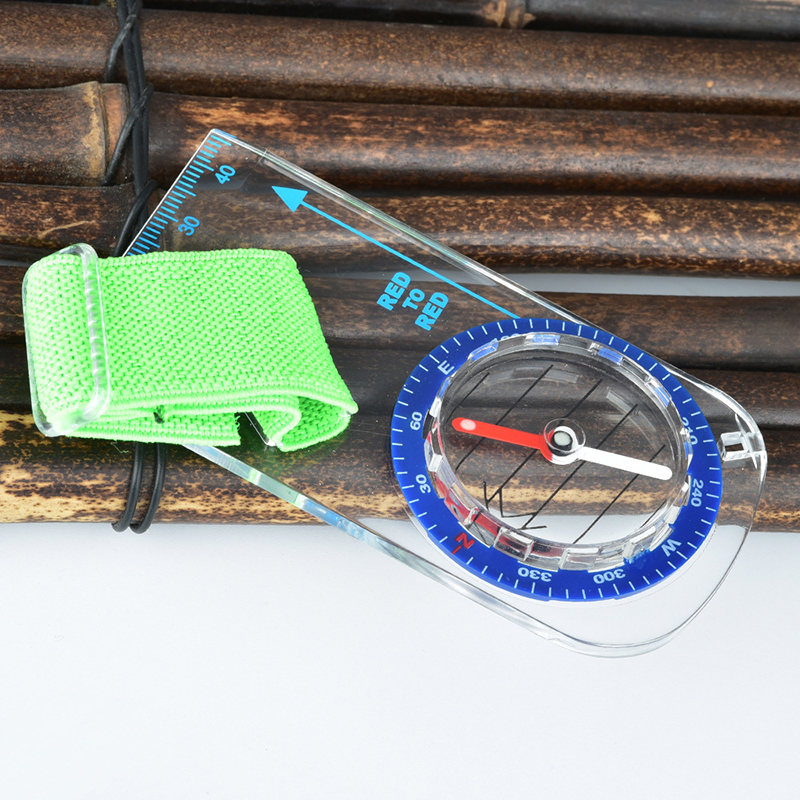 Professional Thumb Compass for Orienteering Lightweight orienteering compass with Map Scale Precision