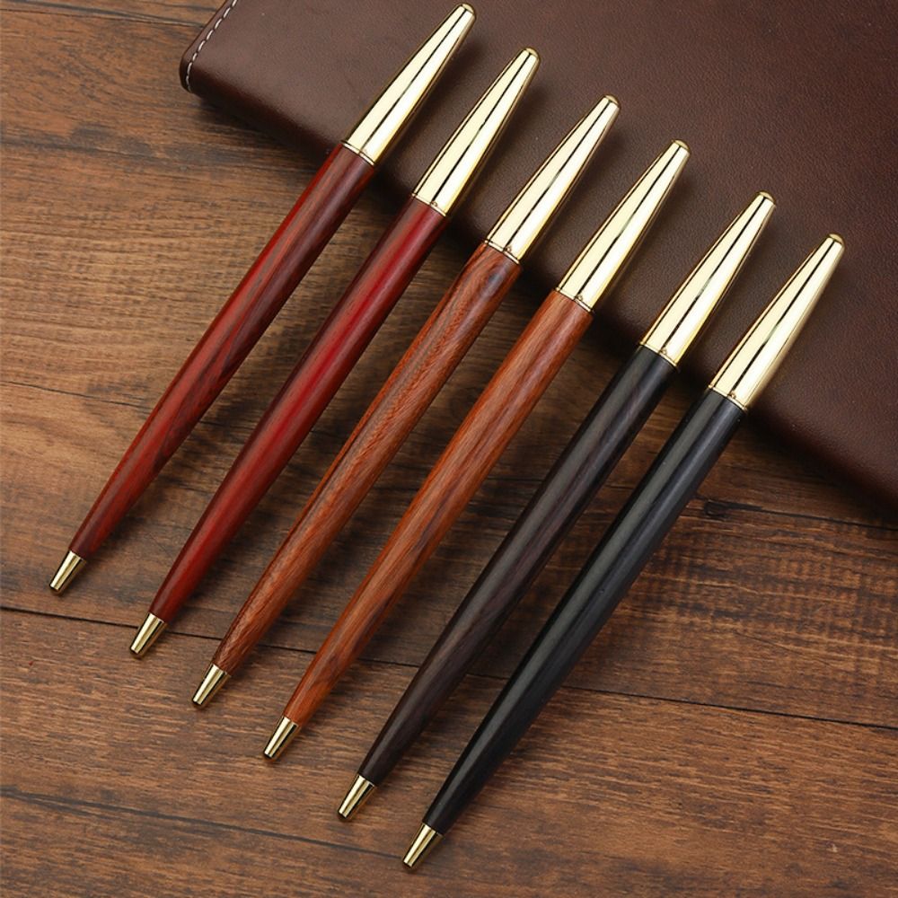 Luxury Wood Fountain Pen Smooth Ink Business Signature Writing Pen