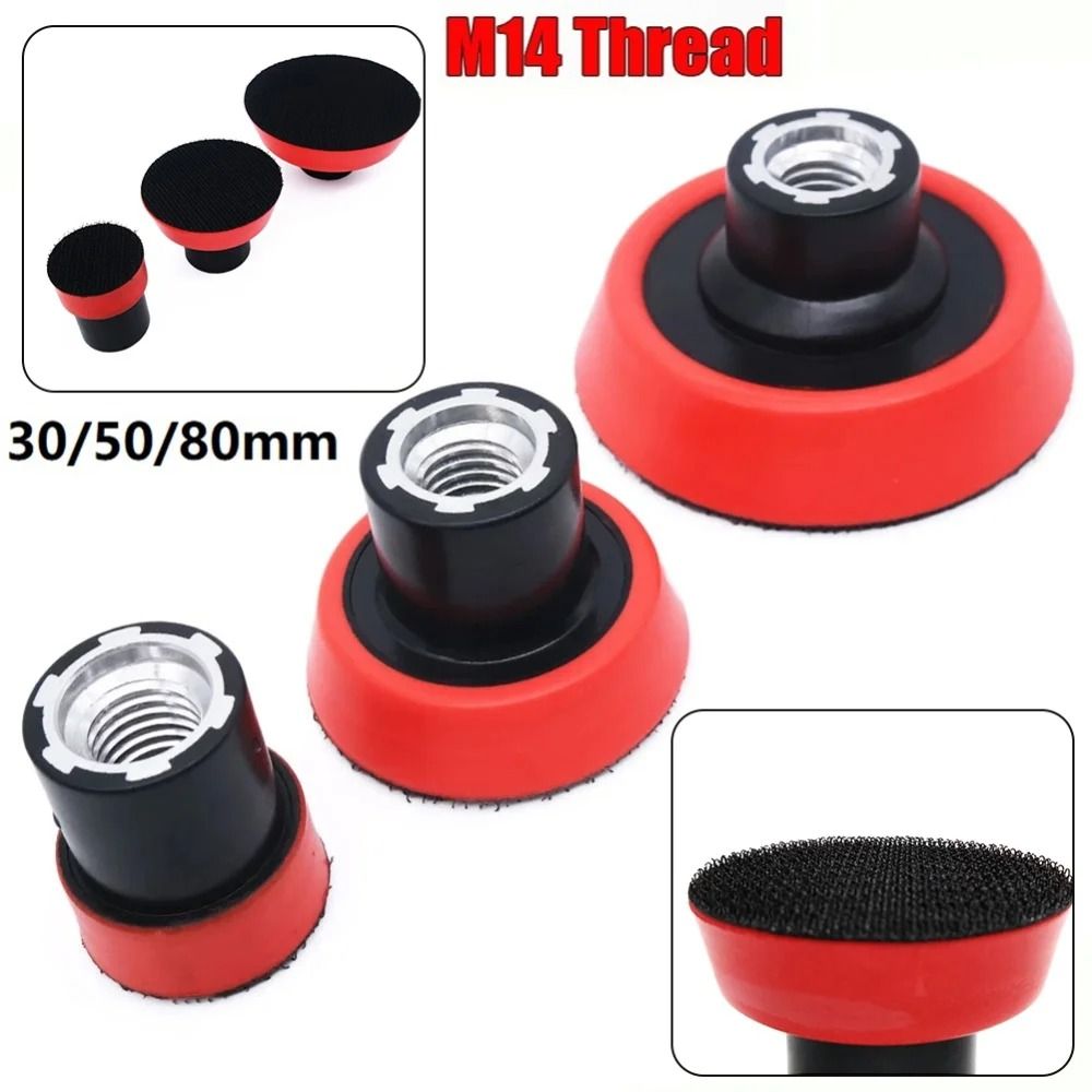 Professional Automotive Polishing and Sanding Backing Plate Pad Set for Rotary Polisher M14