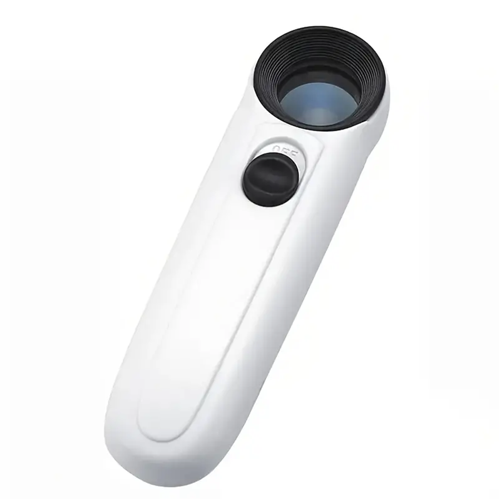 Handheld Magnifying Glass with Dual LED Lights for Jewelry & Diamond Inspection