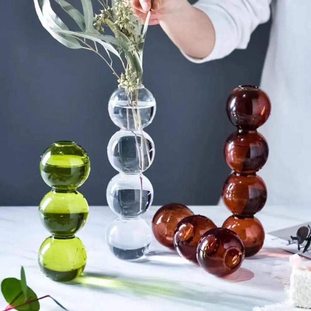 Romantic Spherical Glass Hydroponic Flower Pot