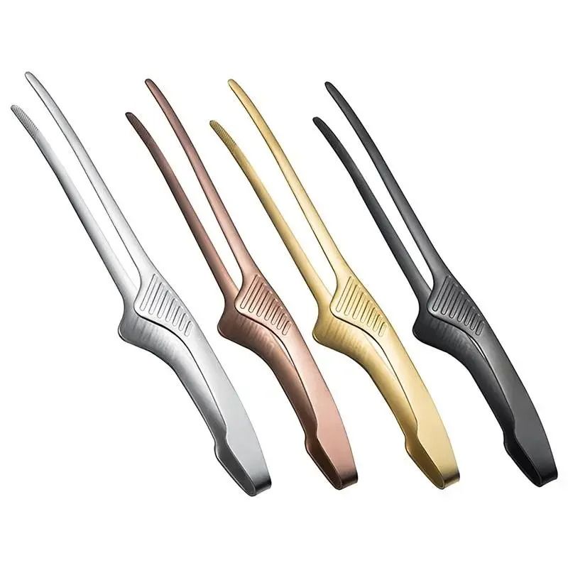 Multifunctional Metal Barbecue Clips | Premium Anti-Slip Self-Standing Tongs & Kitchen Gadget System