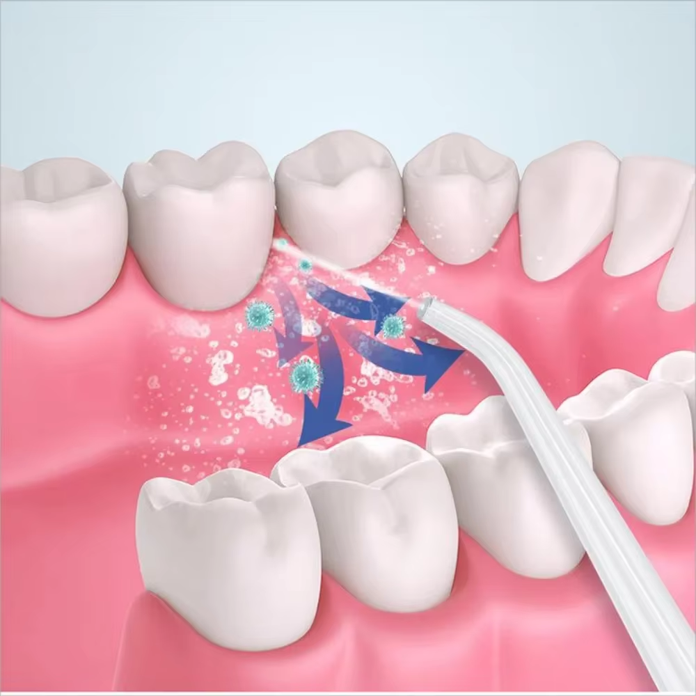 Dental Water Flosser Oral Irrigator, Portable Electric Tooth Cleaner with 3 Modes for No-Harm Teeth Cleaning & Whitening