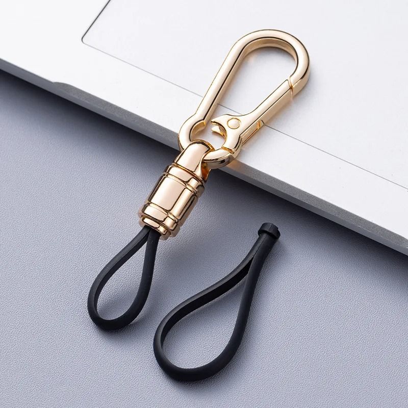 Metal Car Key Chain Pendant with Waist Hanging Buckle