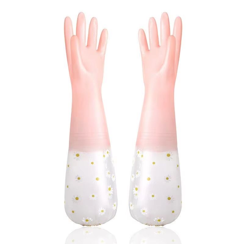 Waterproof Household Latex Cleaning Gloves – Durable Kitchen & Laundry Protection