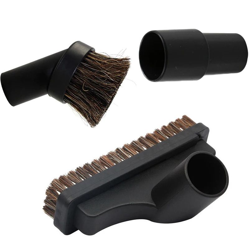 3 Pcs Vacuum Cleaner Brush Nozzle Set – Replacement Attachments with 1.25–1.4 Inches Universal Adapter