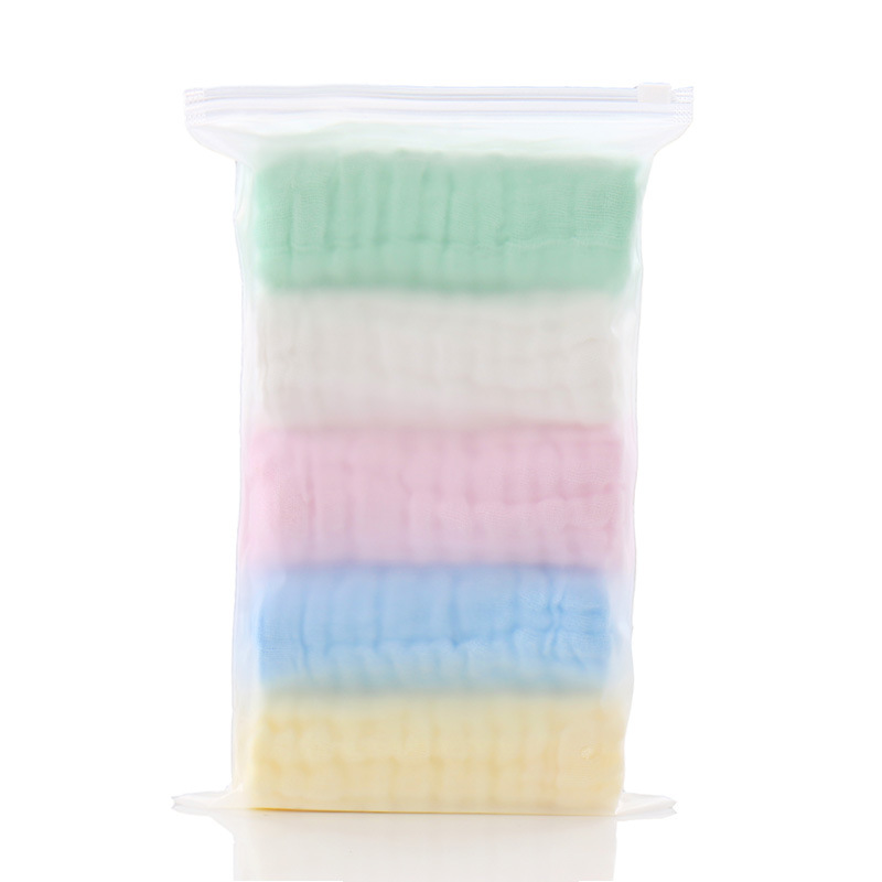 Soft Baby Towels Muslin Layers Cotton Face Towel Handkerchief Bathing Wipe Burp Cloth