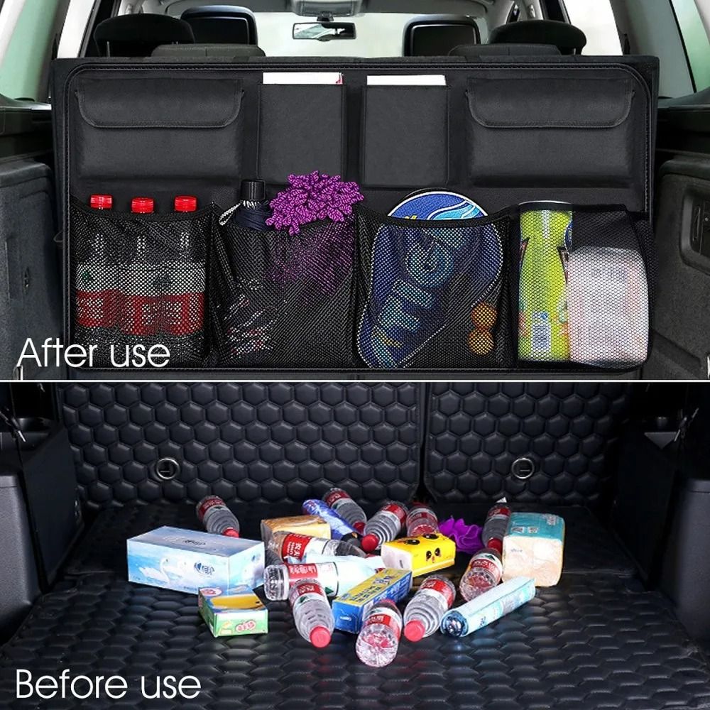 Car Trunk Organizer – Universal Adjustable Backseat Storage Bag