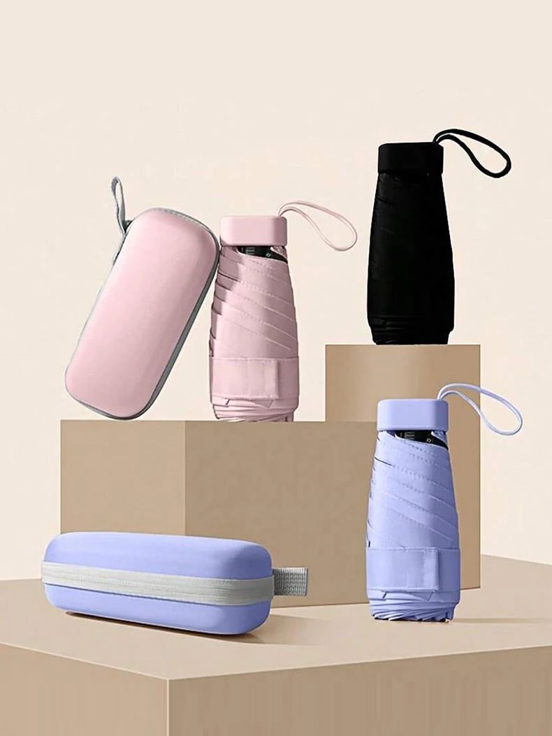 Mini Foldable Dual Use UV Protection Umbrella