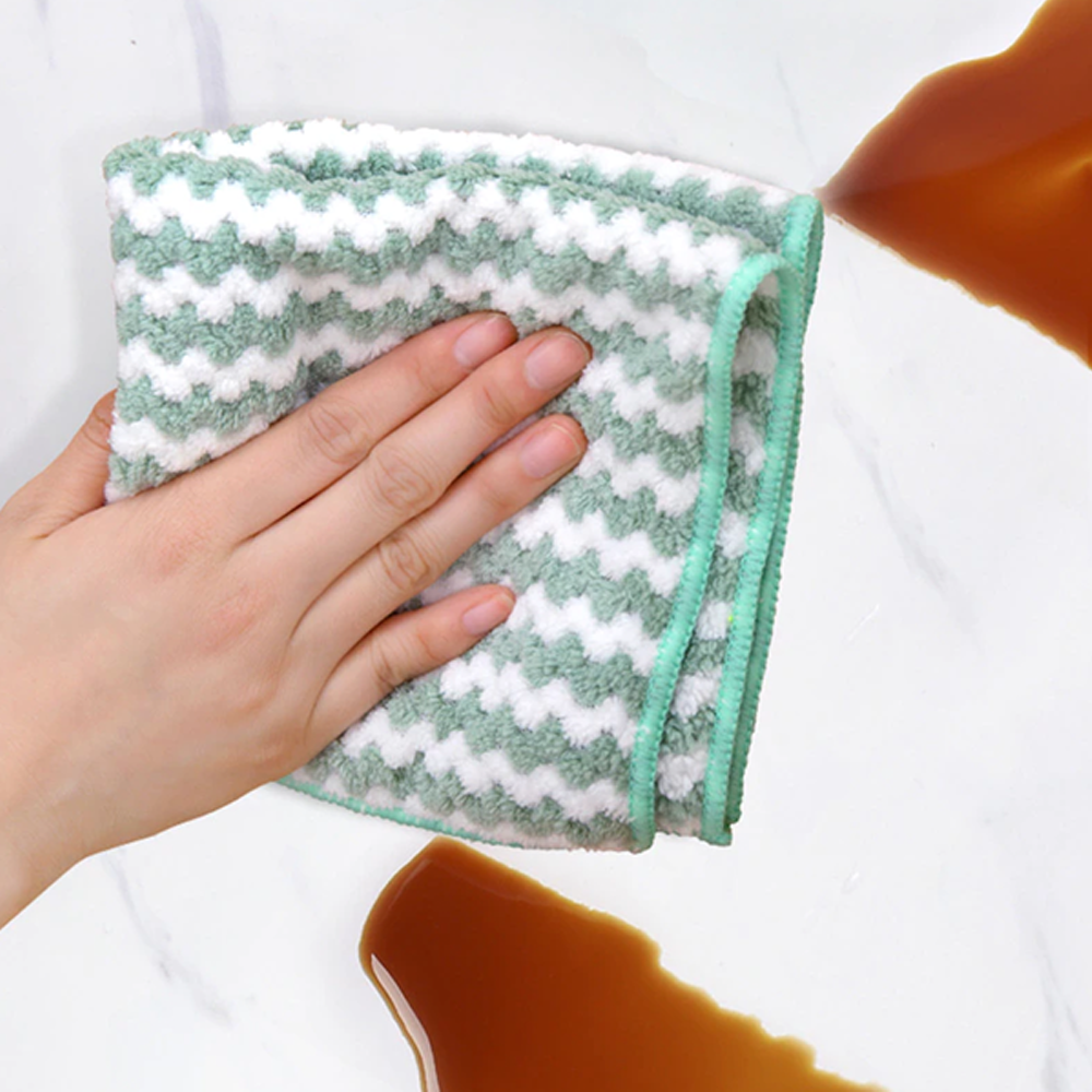 Microfiber Cleaning Rag Set Of 5