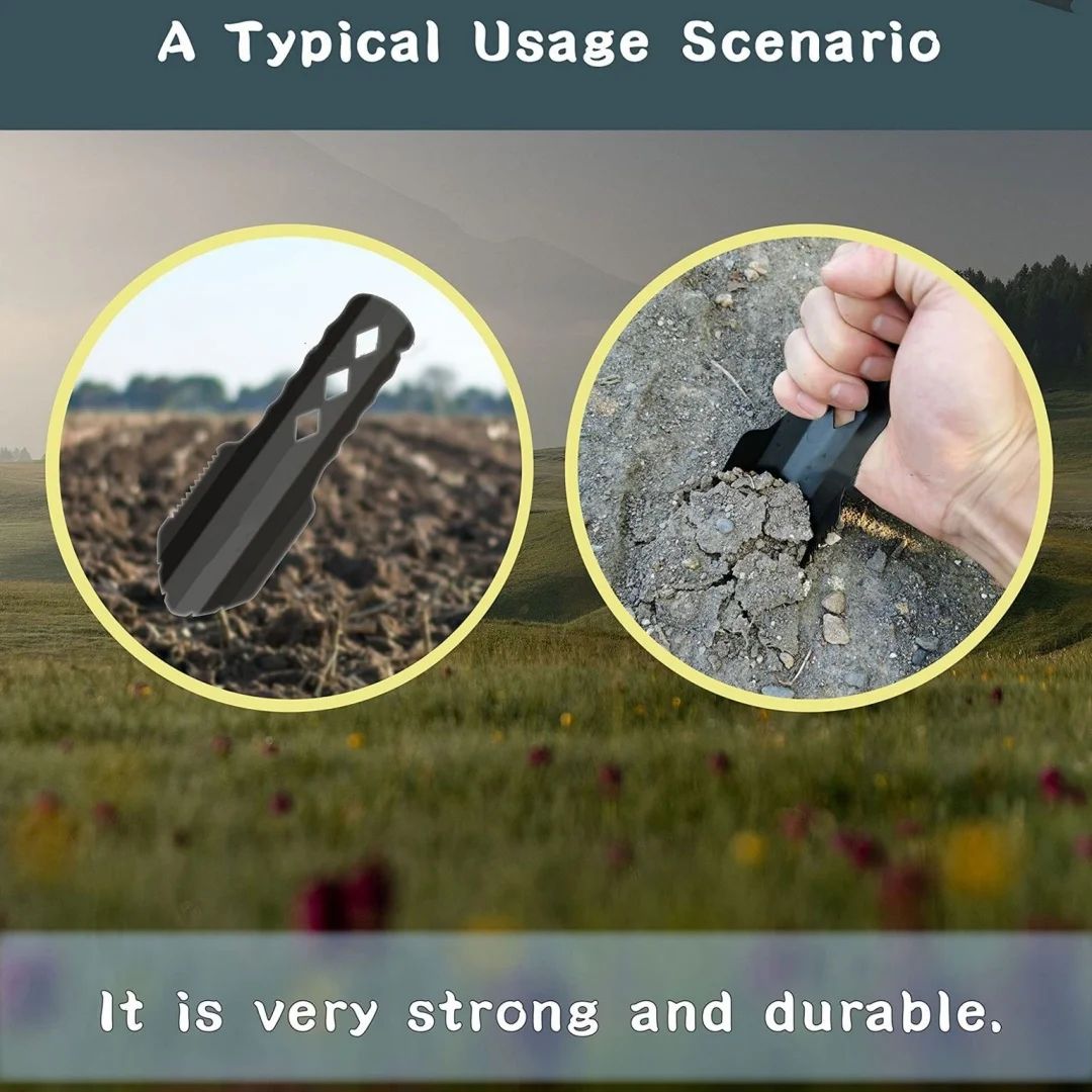 Ultralight Backpacking Trowel Multitool with Long Handle