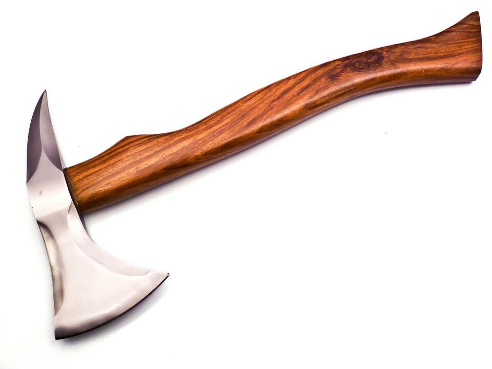 HANDMADE FULL TANG D2 TOOL STEEL TACTICAL HATCHET CAMPING AXE