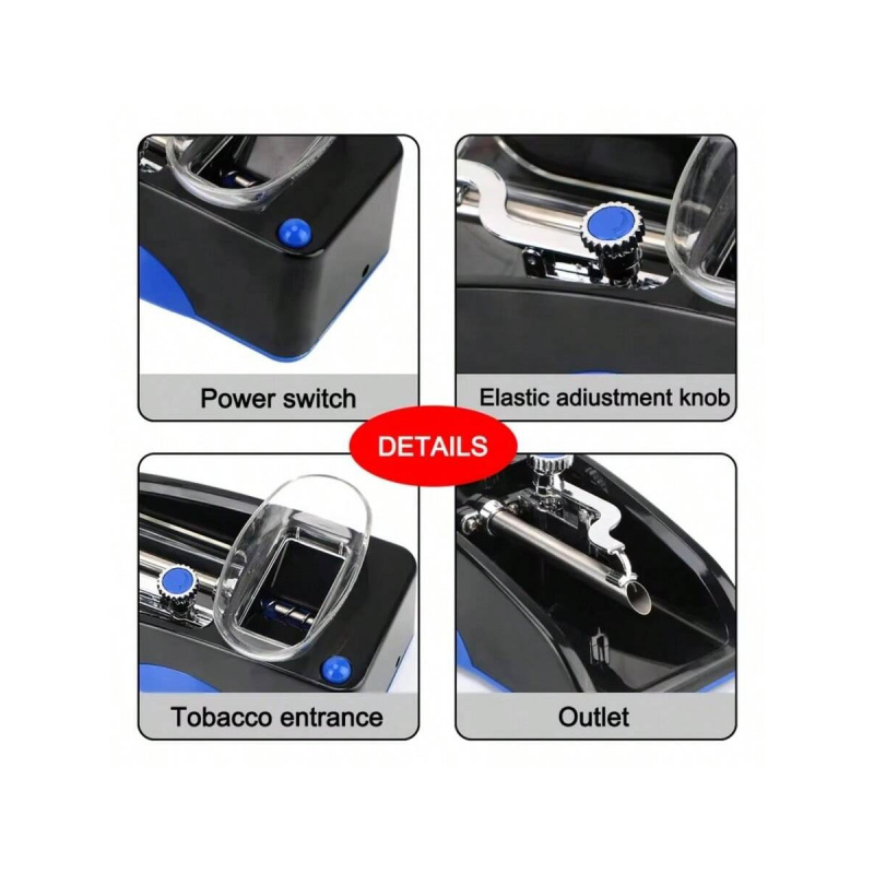 Small Household Electric Cigarette Maker, Automatic Cigarette Maker, USB Data Cable Included