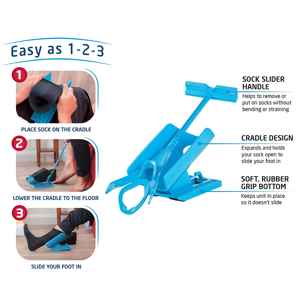 No More Bending, No More Straining: Sock Helper Tool for Arthritis and Mobility Impaired Individuals
