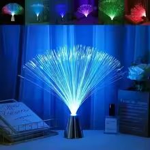 7-Color LED Fiber Optic Star Sky Night Lamp for Home Decor and Party Centerpiece